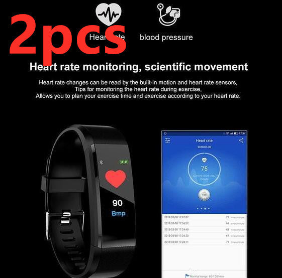 Smart Fitness Watch—Stay Connected & Track Your Health!